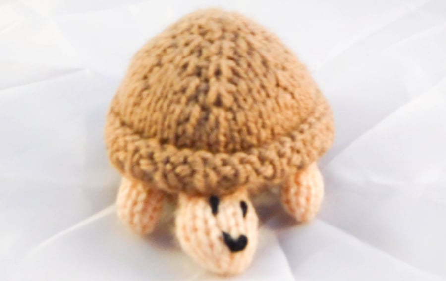 Mini Knitted Sea Turtle Toy - Small World - Collectable