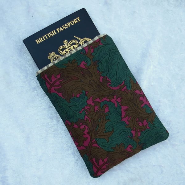 Passport Cover, passport pouch, made from Liberty Tana Lawn