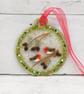 Christmas Robins Hanging Decoration; Original Christmas Gift for Someone Special - Image 4