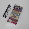 Glasses case made with owl fabric