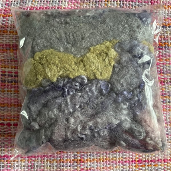 Hand Dyed Texture Pack for Felters & Spinners