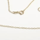 Gold 9 carat Light Curb Chain: Recycled Silver, 1.5mm Link