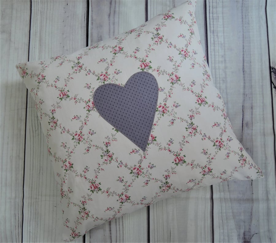 Vintage Heart Cushion