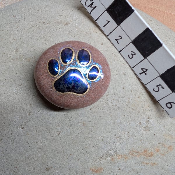 Paw Print Stone