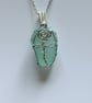 Sea Glass Necklace Gift for Her – Scottish Beachcombed Sea Glass Rose - Image 2