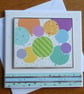 Balloon Birthday Card - Especially For You - Good Luck, Congratulations