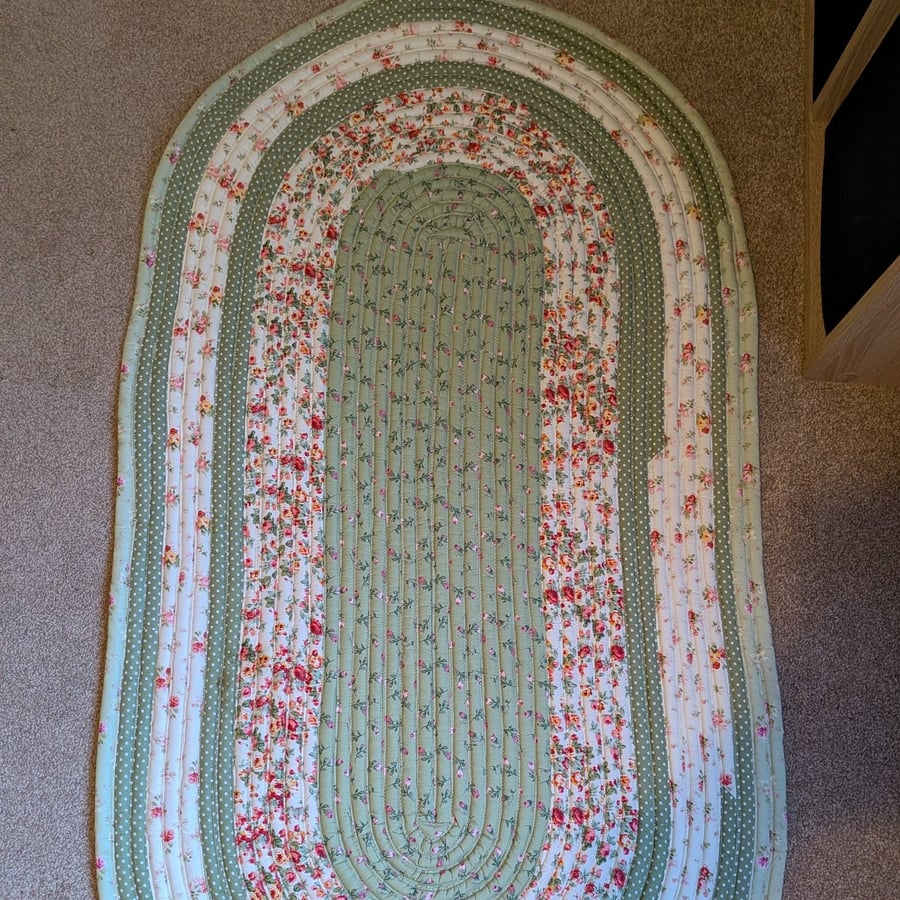 Meadow Calm - jelly roll rug