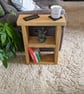 Handmade Rustic Wooden Sofa Side Table: Farmhouse Decor Book Shelf Unit - Image 6