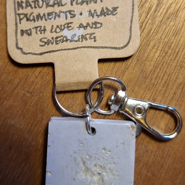 Handmade Eco Friendly Resin Keyring