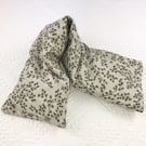 Wheat Bag 50cm Green Leaves Linen fabric microwaveable