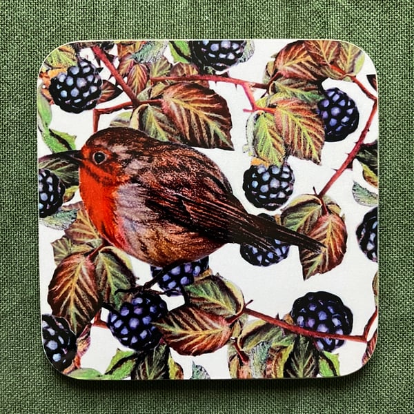 BlackBerry Robin Coaster