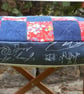 Complete cushion machine stitched patchwork country style  - Image 5