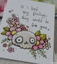 sentimental skull - original aceo - Image 1