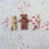 Set of three beanie bears