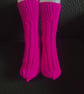 Hand knitted soft acrylic socks - Image 3