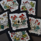 mini fungi skull - original twinchie illustration