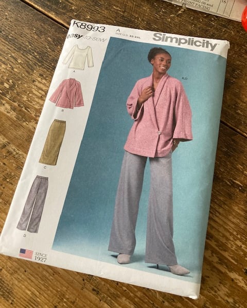 Simplicity Paper Pattern K8993 - Top, Jacket, Skirt and Trouser Easy Sew Pattern