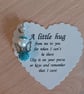 Angel heart charm, bag, zipper, planner - Image 2