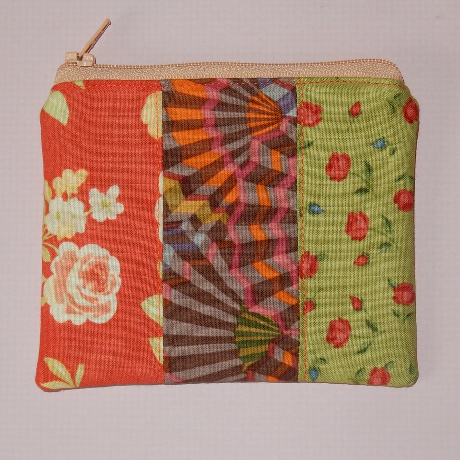 Coin purse bright patchwork