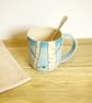 Medium Mug - Birch Trees, Sky and Birds