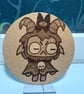 Cult of the Lamb Cork Laser Etched Coaster