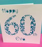 60th Birthday Card - Personalised - Image 3