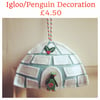 Christmas Igloo and Penguin