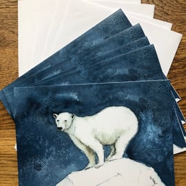  A5 blank card of Phileas Polar Bear MULTI PACKS AVAILABLE