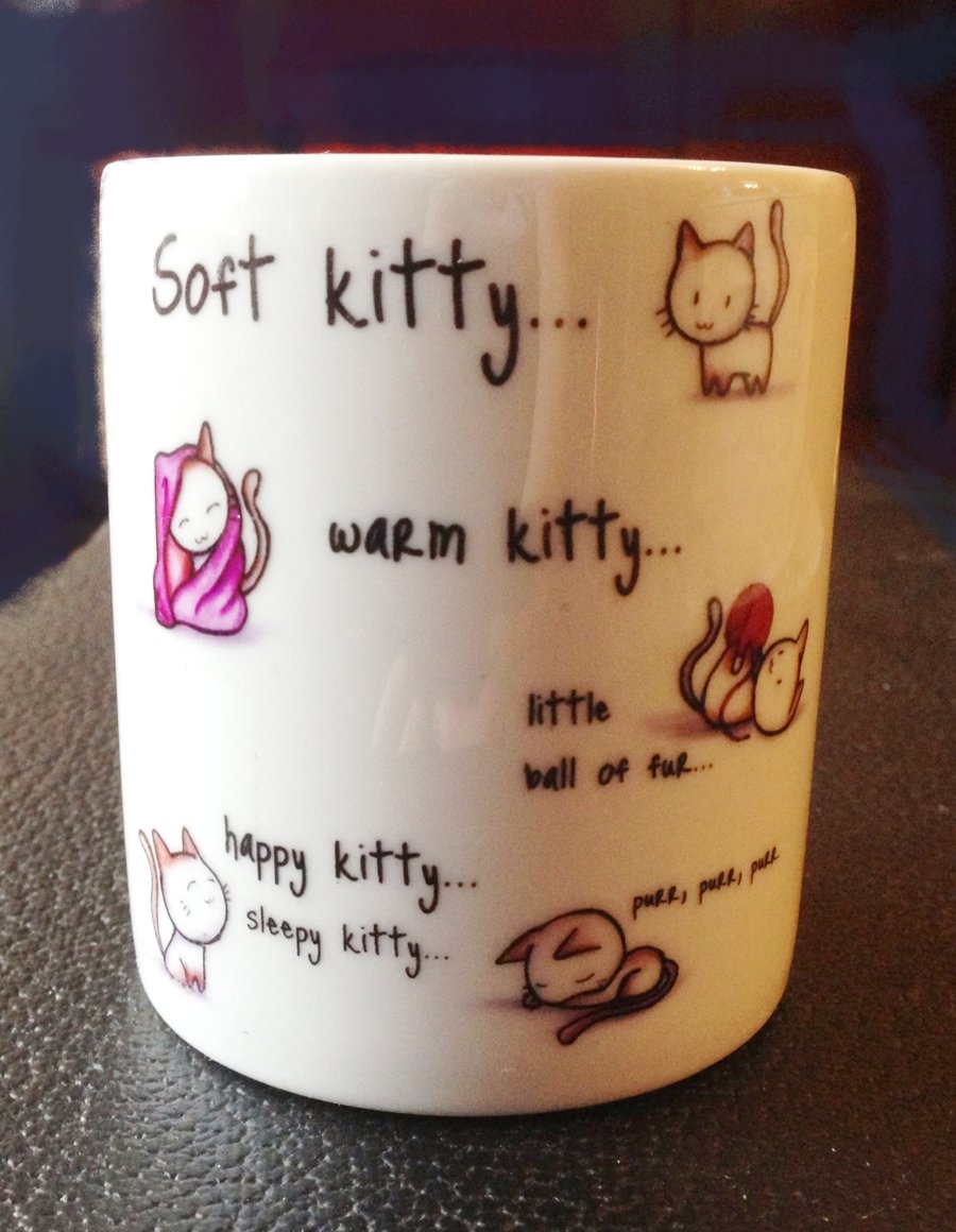 Soft Kitty Money Box with Personalised Name or ... - Folksy