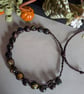 Tiger eye macrame bracelet for confidence - Image 1