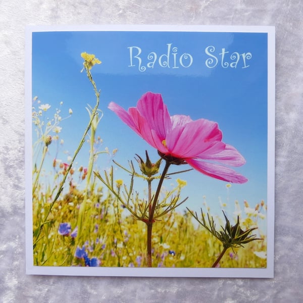 Radio Star, radiotherapy card, cancer card