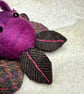 Purple Moth Friend Needlefelted Art Doll - Image 6