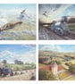 2026 Art Calendar- Aviation and Landscape Paintings- Nostalgic Memories - Image 4