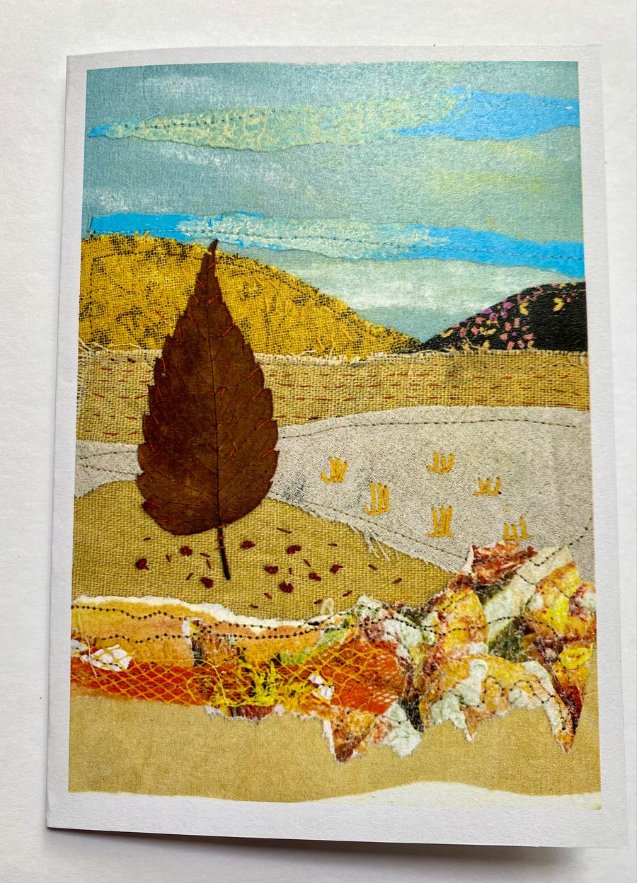  Landscape , Art print card, blank for your own message