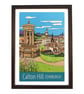 Calton Hill, Edinburgh travel poster print by Susie West