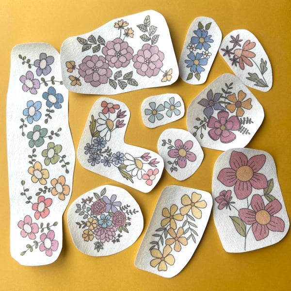 Blooming Beautiful Stick and Sew Designs
