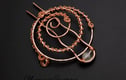 Copper hair slide