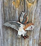 Barn Owl Wood Keyring - Image 9