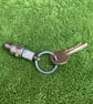 Chainsaw Spark Plug Key Fob or Bag Charm - Image 1