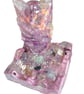 Aurora Veil Bat Figurine Fluorite & Quartz
