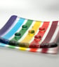 Fused Glass Rainbow Soap Dish - Image 6