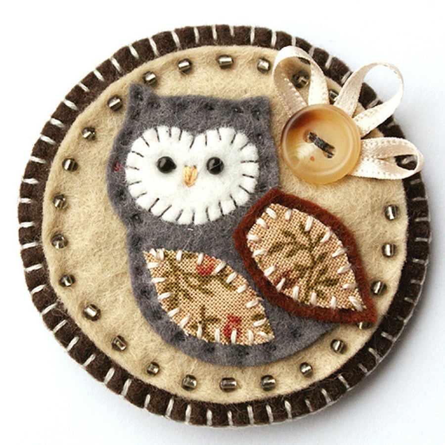 Owl Brooch