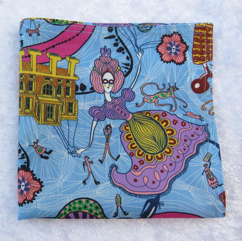 Liberty Tana Lawn handkerchief, ladies handkerchief, London