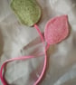 Hand Sewn Rosebud Felt Bookmark - Image 4