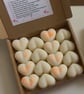 Orange Wax Heart Melts, Neroli, Petitgrain Essential Oil, Vegan, Coconut Wax - Image 3