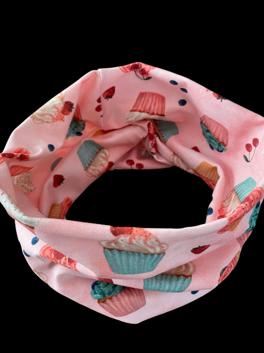 Cupcakes Snood Neck Warmer (Med & Large available)