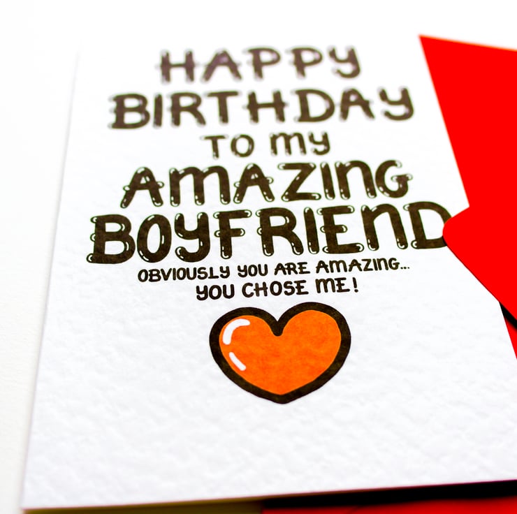 Funny Birthday Card For Boyfriend, Joke Birthda... - Folksy
