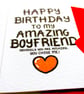 Funny Birthday Card For Boyfriend, Joke Birthday Card From Girlfriend, Boyfriend - Image 3
