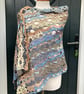 Handmade Unique Rectangular Lace Shawl  - Image 2