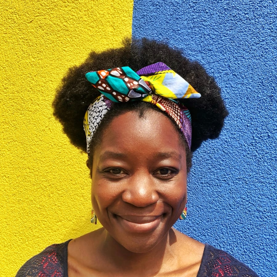 Patchwork African Wired Headband